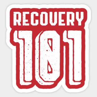 Recovery 101 Sticker